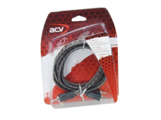 ΚΑΛΩΔΙΟ RCA 3m Ζεύγος ACV Made in Germany  Συλικόνης πολύ καλή ποιότητα χαλκού RCA cable 300cm